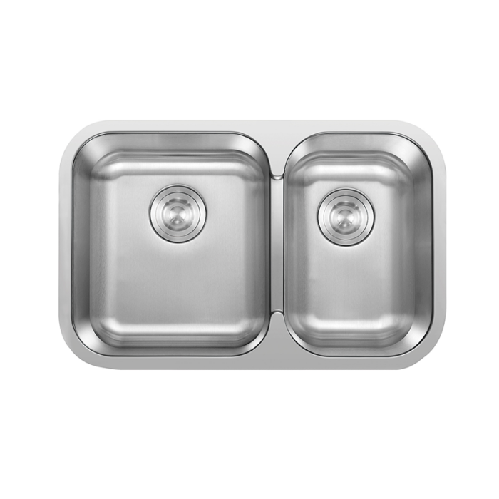 Drawn Undermount 60/40 Double Bowl - ZS2228